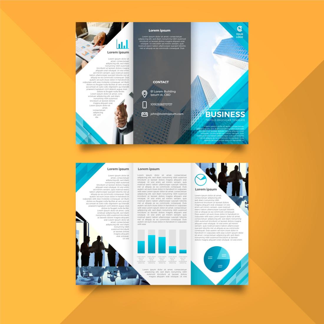 Brochure Corporativo Empresarial (Dípticos / Trípticos)